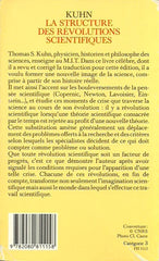 KUHN, THOMAS S. La structure des révolutions scientifiques