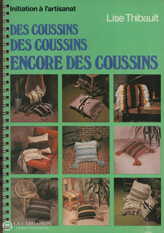 Thibault Lise. Des Coussins Des Encore Livre