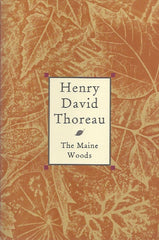 THOREAU, HENRY DAVID. The Maine Woods. A Week on the Concord and Merrimack Rivers. Civil Disobedience. Walden. Coffret: 4 volumes sous étui.