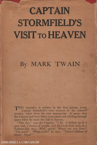 Twain Mark. Captain Stormfields Visit To Heaven Livre