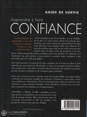 Wall Cynthia L. Apprendre À Faire Confiance Livre